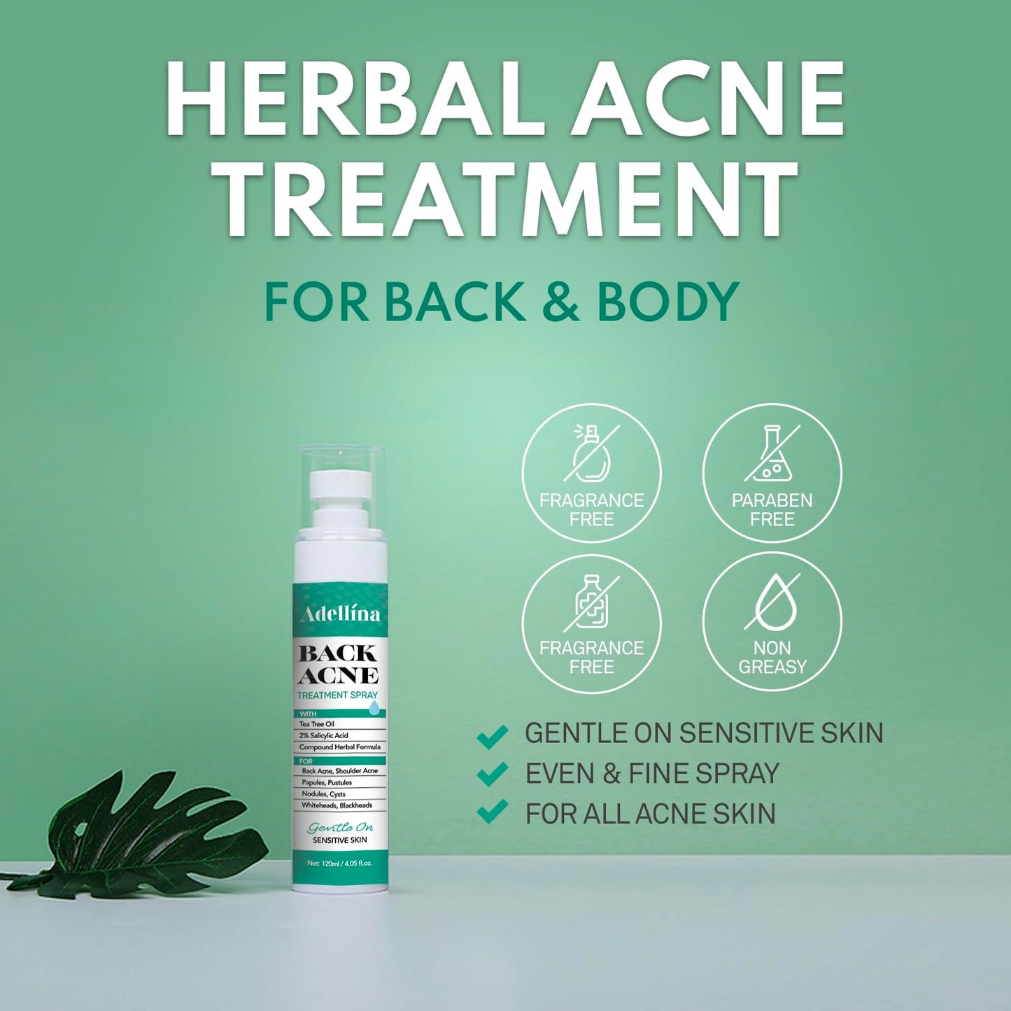 Back Acne Treatment Spray