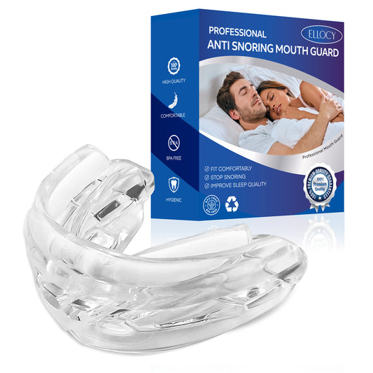 Mouth Guard for Snoring & Teeth Grinding, Adjustable Fit for Men & Women